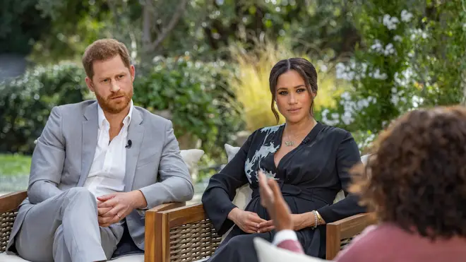Meghan Markle told Oprah Winfrey she had suicidal thoughts while in the Royal Family