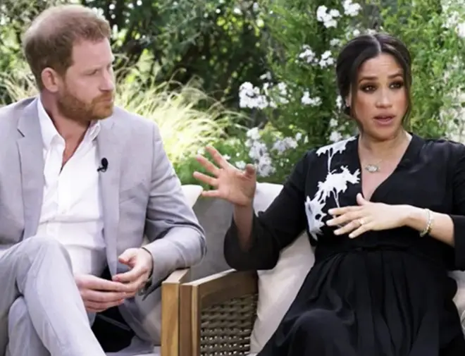Meghan and Harry's interview with Oprah was aired last night