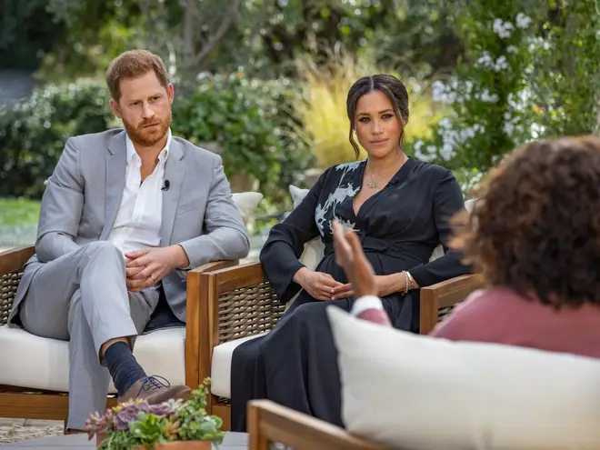 Meghan Markle and Prince Harry have revealed royal discussions about their son's skin colour