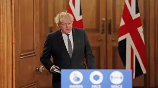 Boris Johnson will lead Monday's Downing Street press conference.