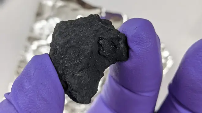 The meteorite is of a type that has never fallen in Britain before