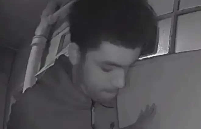 Police want to trace this man after he was seen on a doorbell CCTV camera