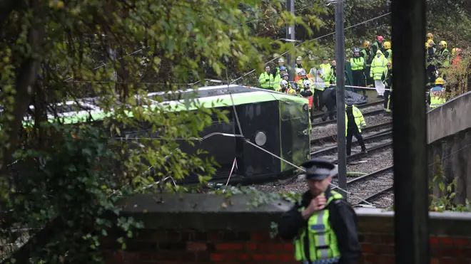 The Croydon Tram crash two years ago