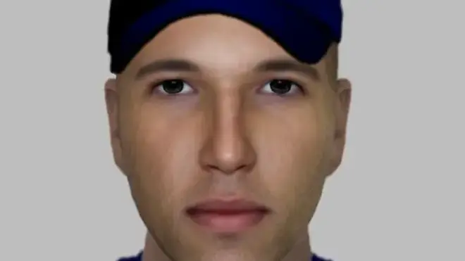 Police issued this e-fit of a man they want to trace after the attack