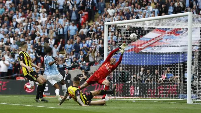 Fans were last at the FA Cup final in May 2019 to watch Manchester City beat Watford