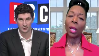 Baroness Floella Benjamin told LBC’s Swarbrick on Sunday she is calling for age verification rules on porn sites to be implemented.
