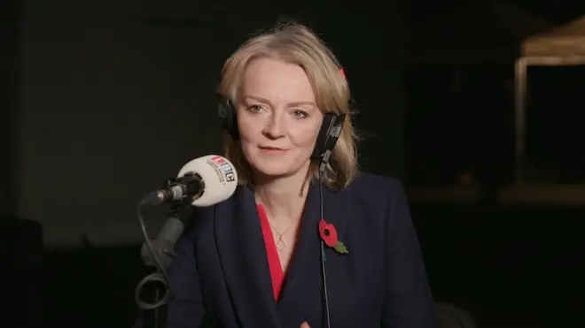 Liz Truss spoke to LBC from Westminster on Monday night