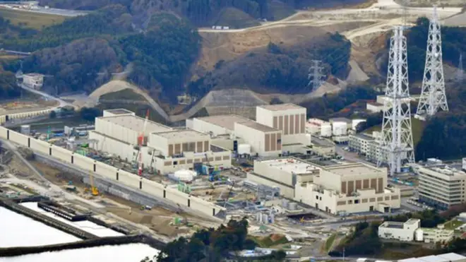 Image of the Onagawa nuclear plant.