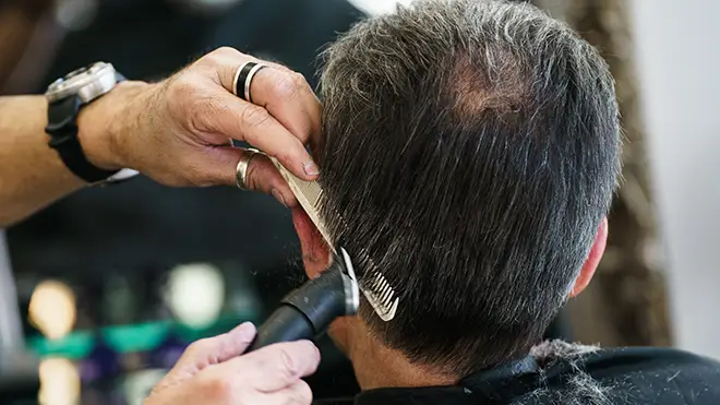 Barbers and hairdressers can reopen from 12 April should all coronavirus tests continue to pass