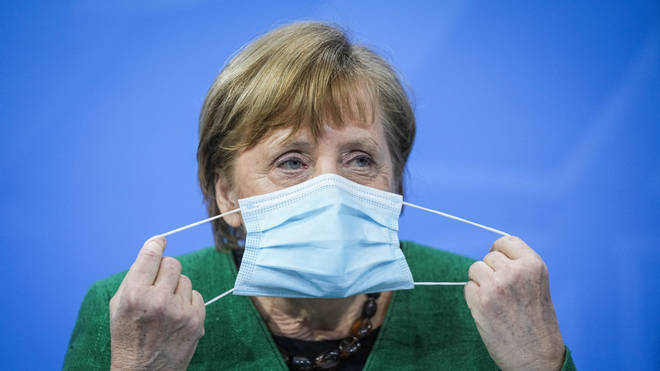 Angela Merkel has warned: 'We basically have a new pandemic', as she extended Germany's lockdown