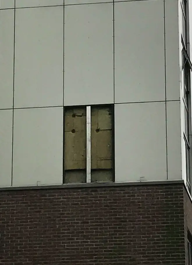Cladding Panel Removed