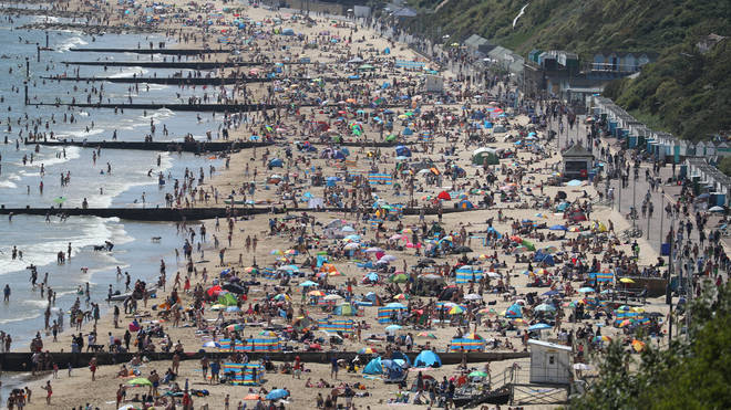 Beaches were packed by summer 2020 as restrictions began to lift