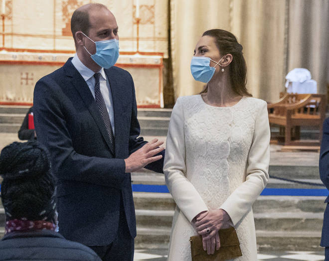 William and Kate visit the vaccination centre at Westminster Abbey