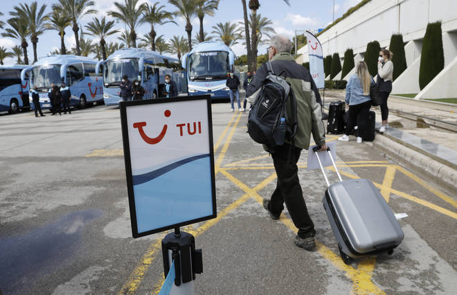 Tui is unable to send people from the UK on holiday due to lockdown restrictions.