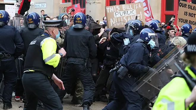 Bristol protests have lead to multiple arrests and injuries over two days