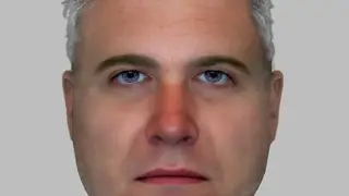 Police have issued an e-fit image of the man they wish to speak to in connection with an indecent exposure at a Sarah Everard vigil.