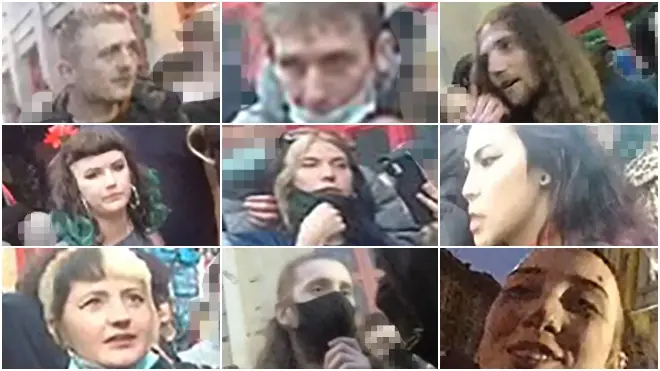 Police have released the pictures of these people they wish to speak to