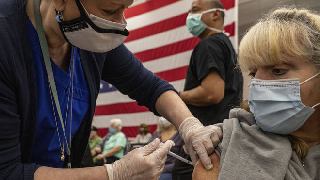 The US vaccine rollout has made huge gains since January