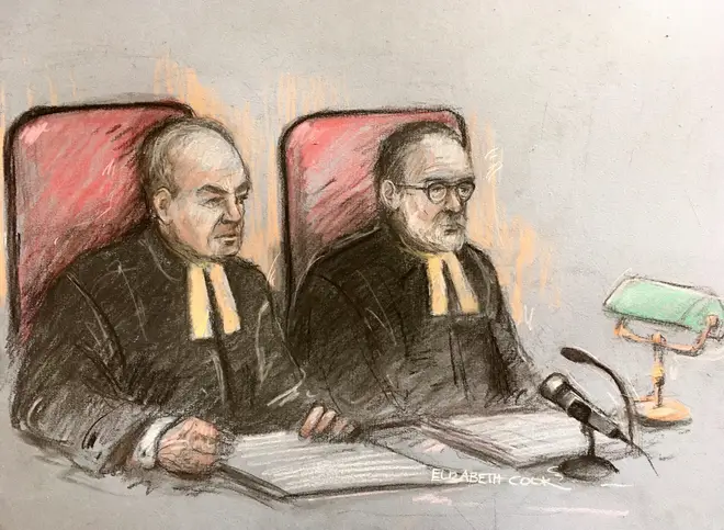 Lord Justice Dingemans(left) and Lord Justice Underhill dismissed Johnny Depp's appeal