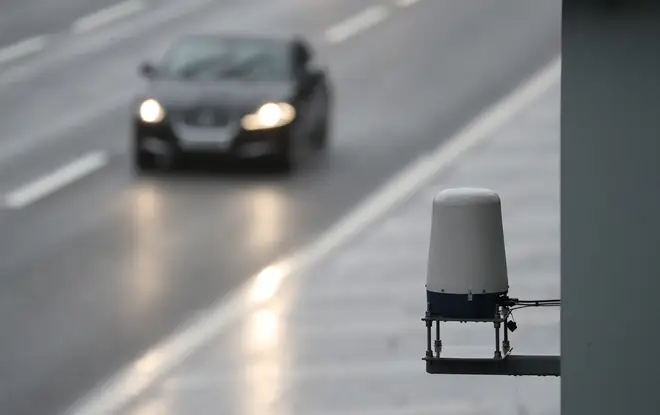 Sensors on smart motorways detect stopped vehicles and can close down a lane if needed