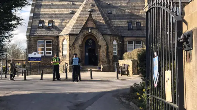 Batley Grammar School in West Yorkshire has been criticised for showing an "inappropriate" cartoon of the Prophet Muhammad
