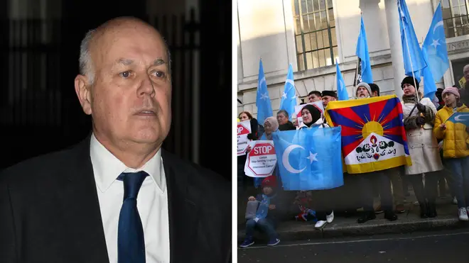 Iain Duncan Smith is among those targeted by China's sanctions over Uighur Muslims.
