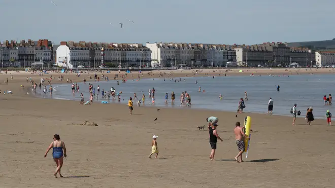 The country could be basking in 24C weather this week
