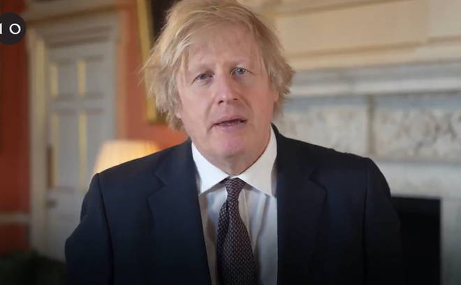 Boris Johnson wished "the very best of luck" to people as organised sport returns in England