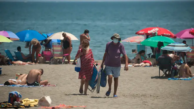 Masks will be mandatory on beaches in Spain this summer