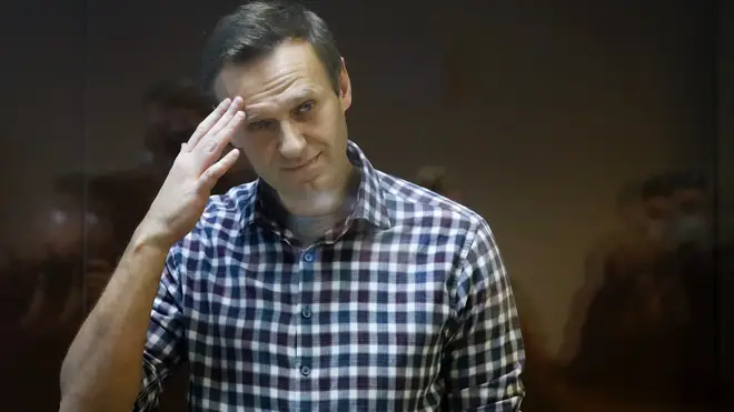Alexei Navalny was jailed earlier this year