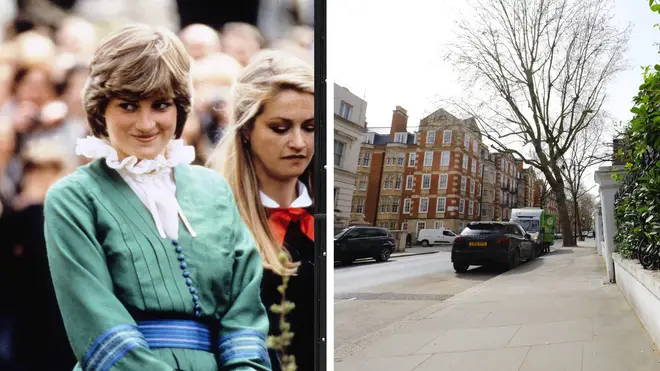 Princes Diana's old flat is receiving a blue plaque.