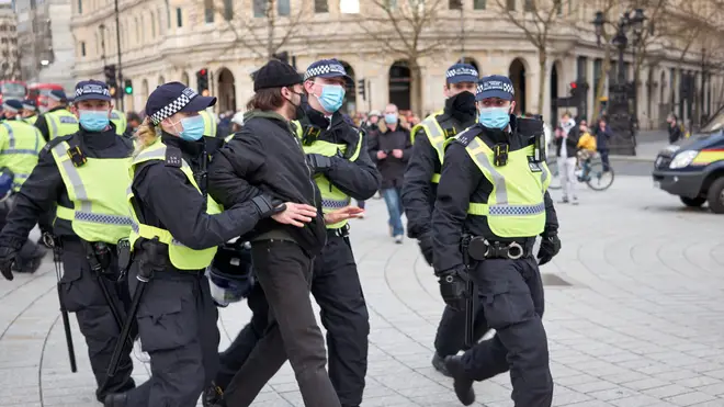 Kill the Bill protesters clashed with the police across forces across England on Saturday