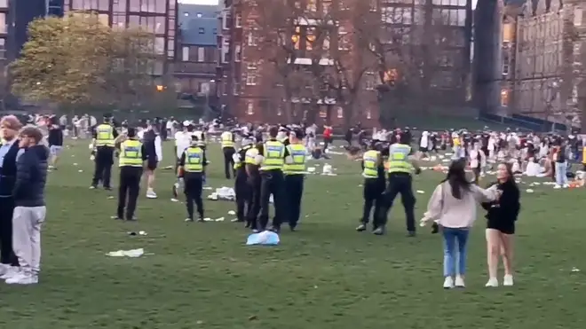 Police have said officers will be deployed for all upcoming weekends after drunken crowds descended into fighting.