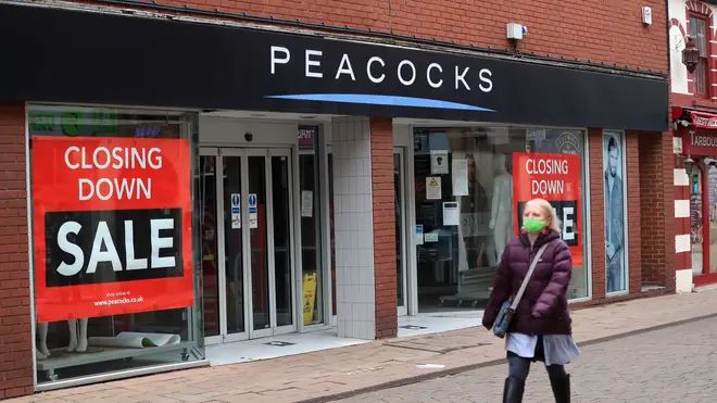 A Peacocks store