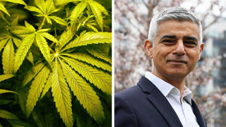 Sources close to Sadiq Khan said he was willing to consider legalising cannabis.