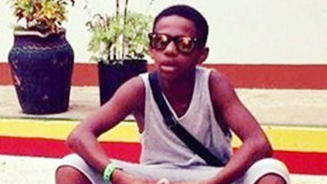 Quamari Serunkuma-Barnes, 15, was knifed to death outside his school gates in 2017