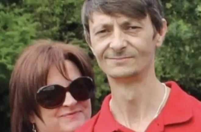Alan Willson, 46, pictured with wife Annie, is fighting for his life in hospital