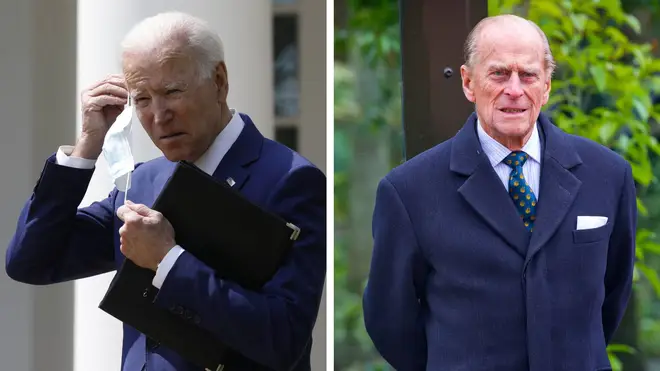 Joe Biden has paid tribute to the Duke of Edinburgh.