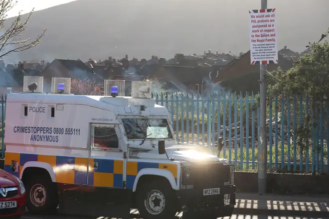 Police said a suspicious object was found in north Belfast on Friday evening