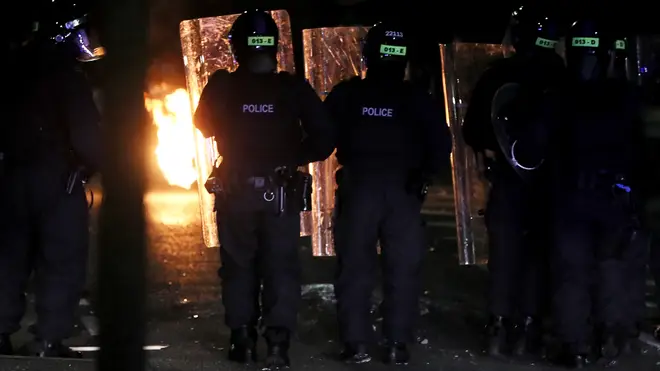 88 police officers have been injured during unrest in Northern Ireland