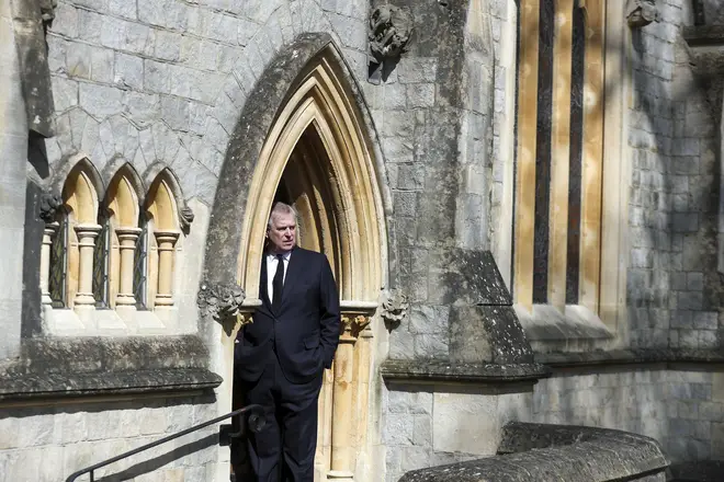 Prince Andrew described his father the Duke of Edinburgh as a "grandfather of the nation".