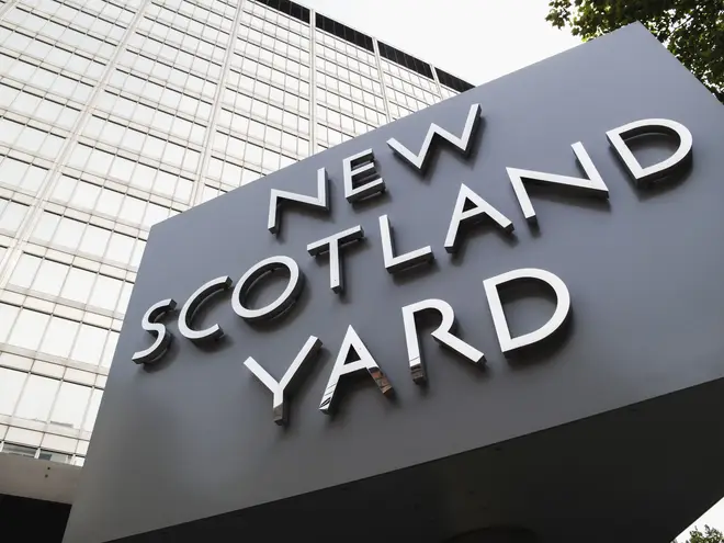 The Met Police say they believe a "number of suspects...left the address prior to the arrival of the police".