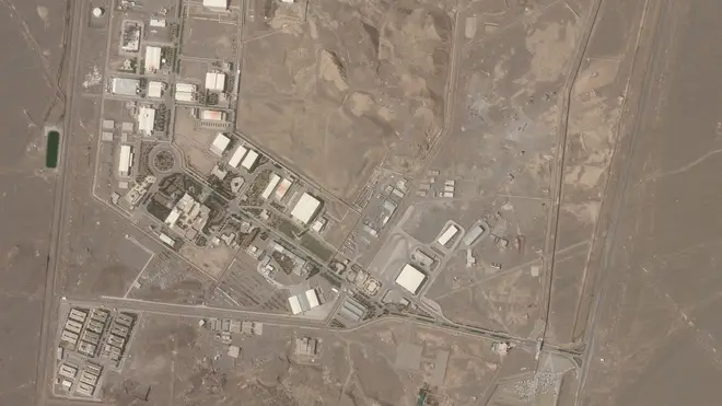 Iranian nuclear site seen from space