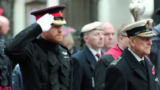 Prince Harry has returned to the UK for his grandfather's funeral