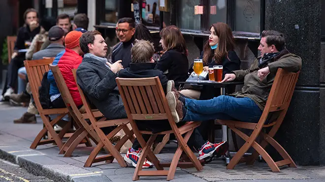 Pubs and restaurants have been allowed to open outdoors in England on April12th