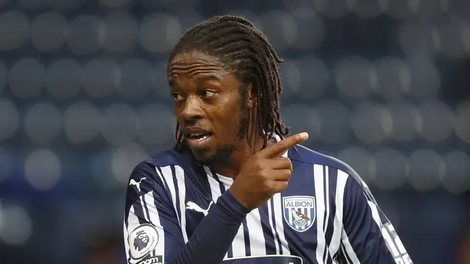 West Brom's Romaine Sawyers was the alleged victim of racial abuse online