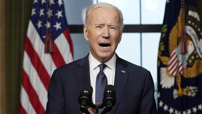 Joe Biden has announced new sanctions on Russia over alleged election interference