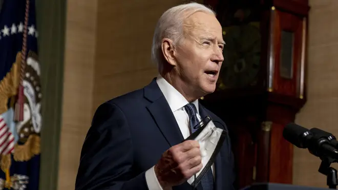 The Biden administration announced the sanctions on Thursday