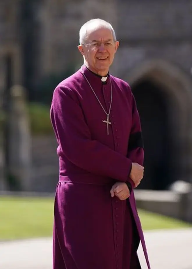 The Archbishop of Canterbury Justin Welby at Windsor Castle