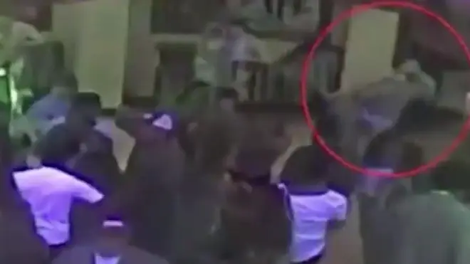 Moment Woman Takes Down Bouncer Over Mistaken Grope